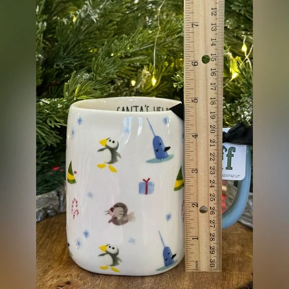 ✨ Brand NEW w/Tags Rae Dunn elf Collection SANTA’S HELPER Mug ✨ - Picture 9 of 12